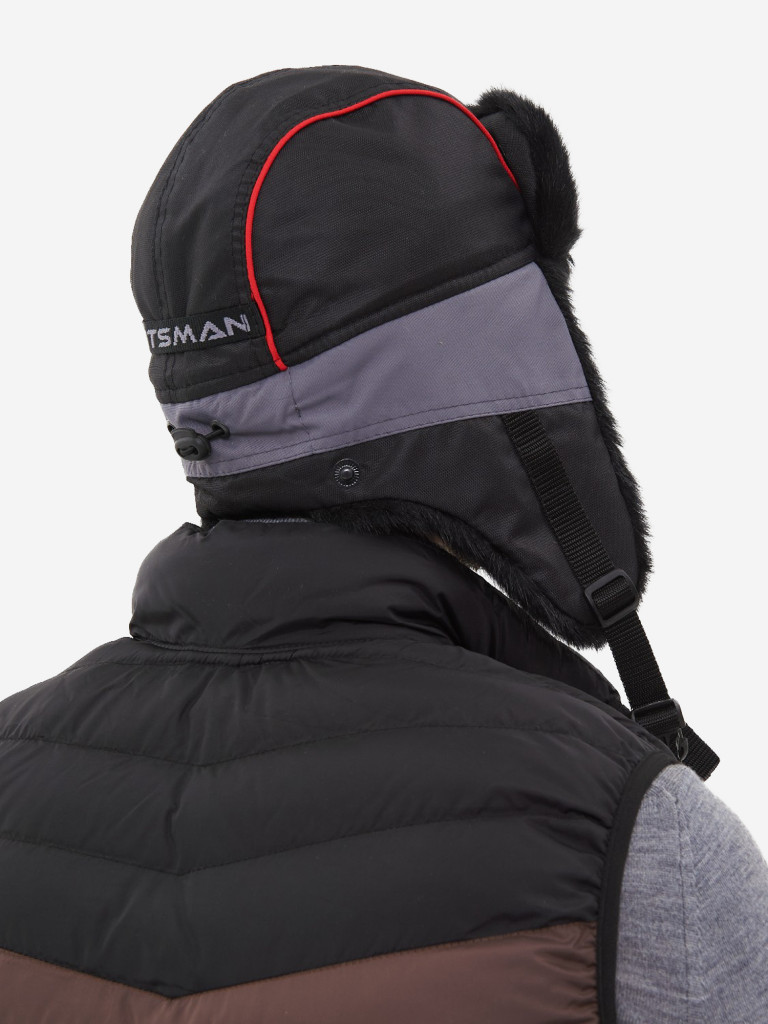 Шапка-ушанка зимняя мужская Huntsman Siberia Breathable меховая мембранная