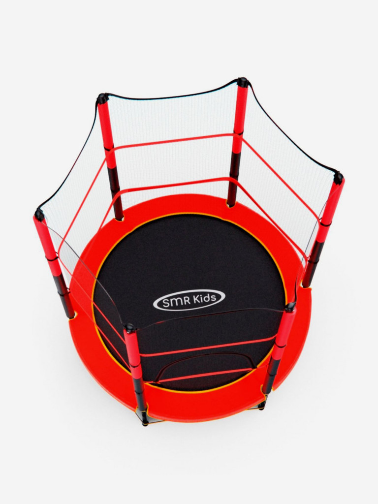 Батут детский DFC TRAMPOLINE-RED 55" с сеткой