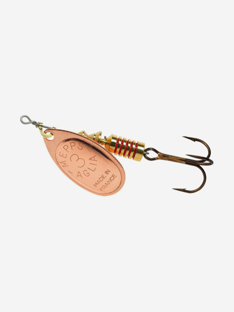 Блесна для рыбалки вертушка Mepps AGLIA 3, Copper, комплект из 5 штук