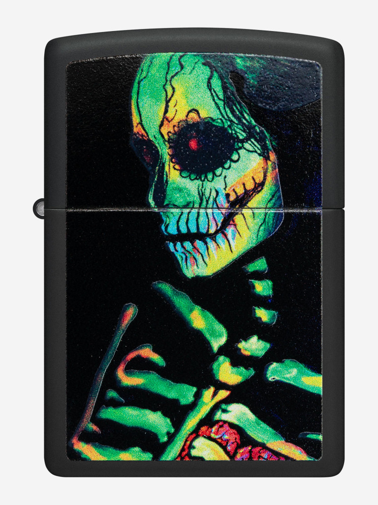 Зажигалка бензиновая ZIPPO 48761 Sugar Skeleton