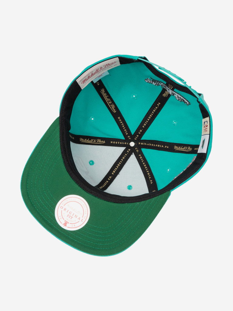 Бейсболка с прямым козырьком MITCHELL NESS HS10046-VGRTEAL Vancouver Grizzlies NBA (голубой)