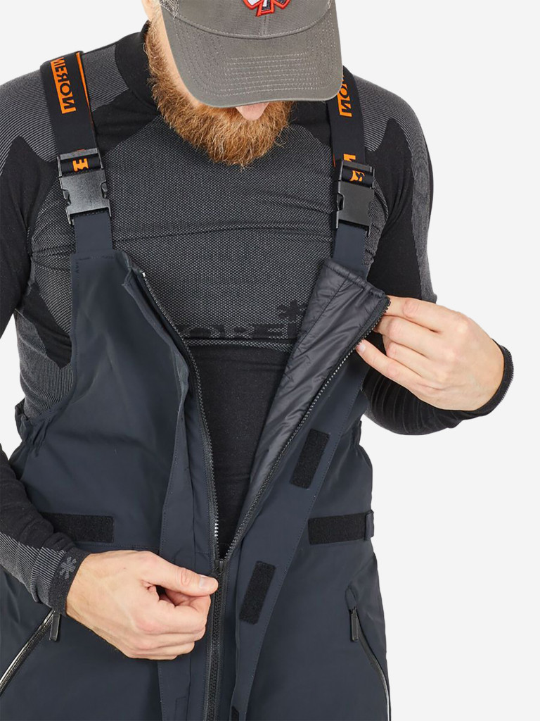 Демисезонный полукомбинезон Norfin REBEL PRO PANTS для рыбалки и охоты