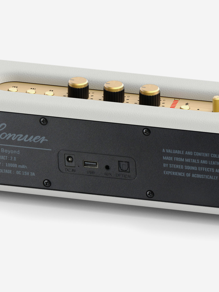 Беспроводная портативная колонка BukaTech Lonzuer Beyond White, 50 Вт