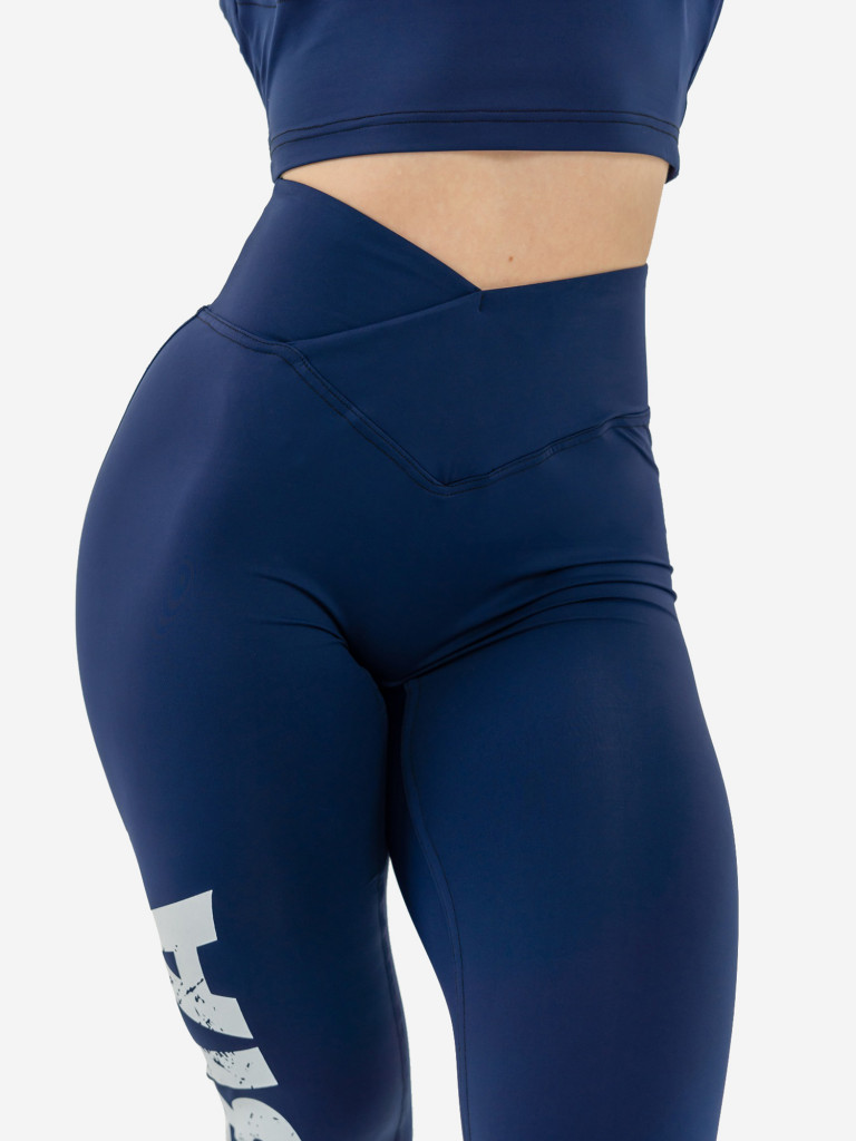 Легинсы спортивные женские High waisted gym leggings GLUTE CHECK 613