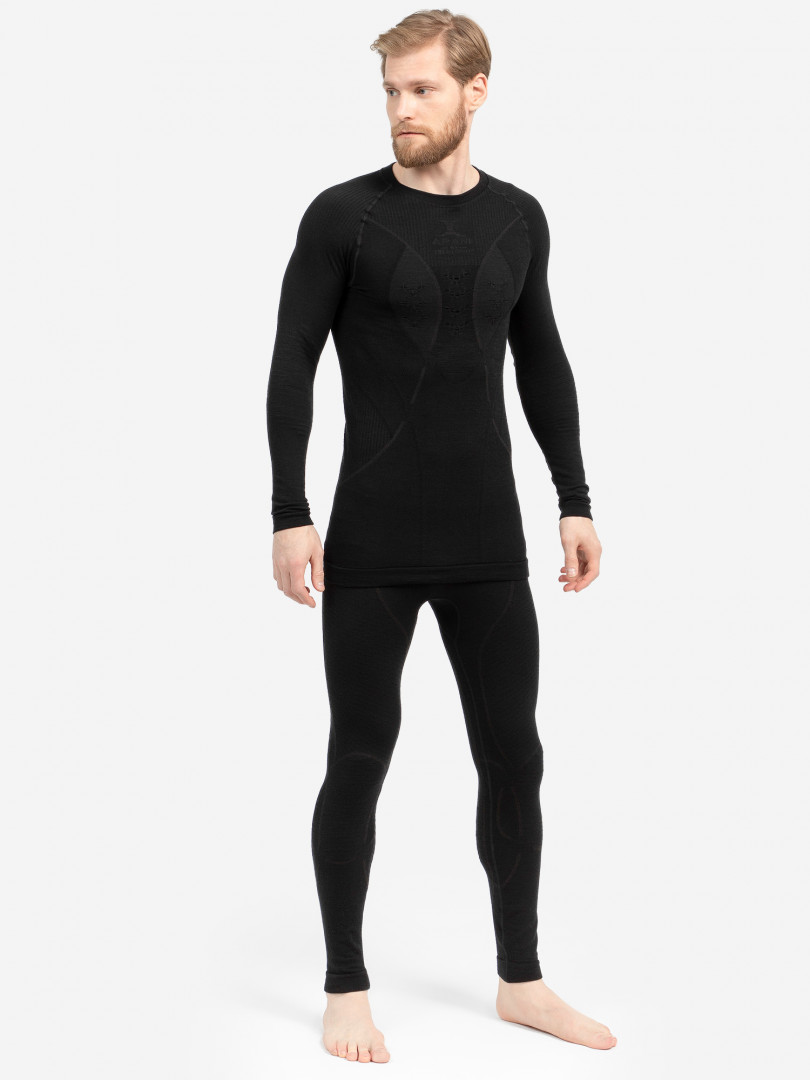 фото Термобелье низ мужское x-bionic apani 4.0 merino, черный