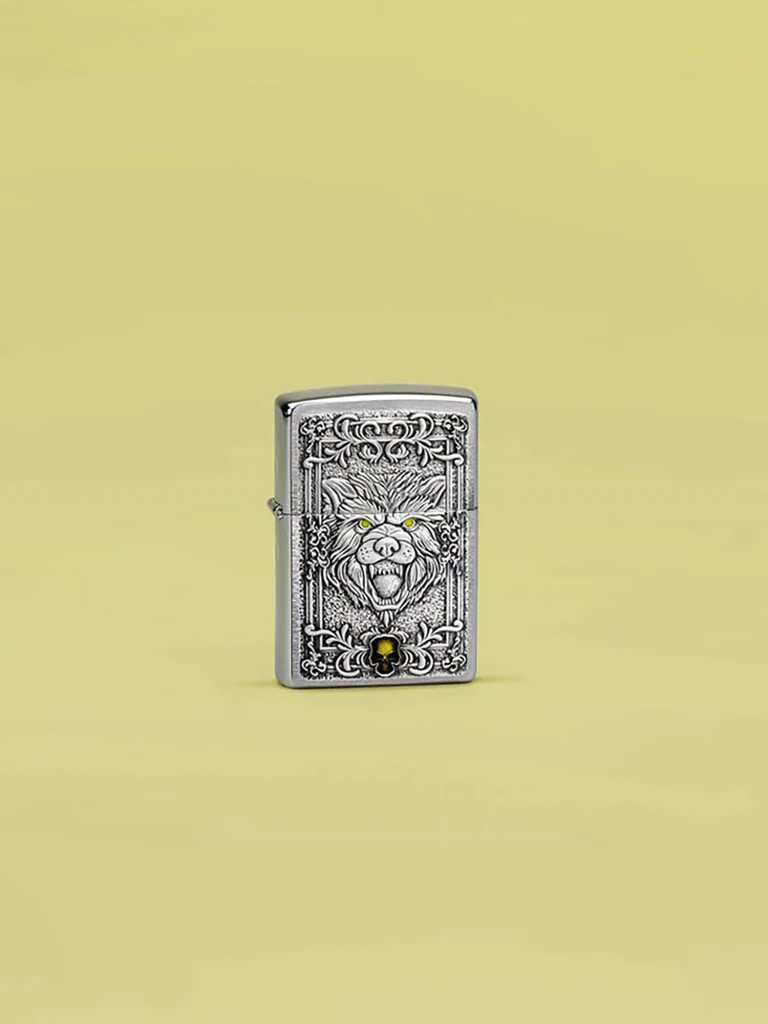 Зажигалка бензиновая ZIPPO 48690 Wolf Emblem