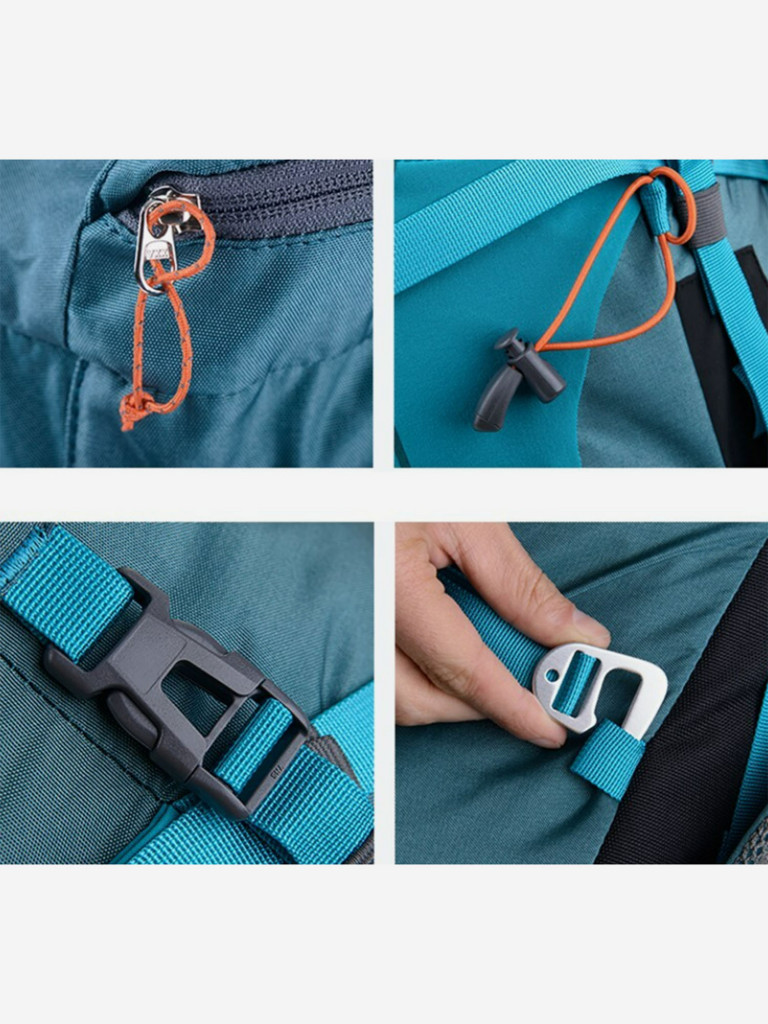 Рюкзак туристический Naturehike 45L, голубой
