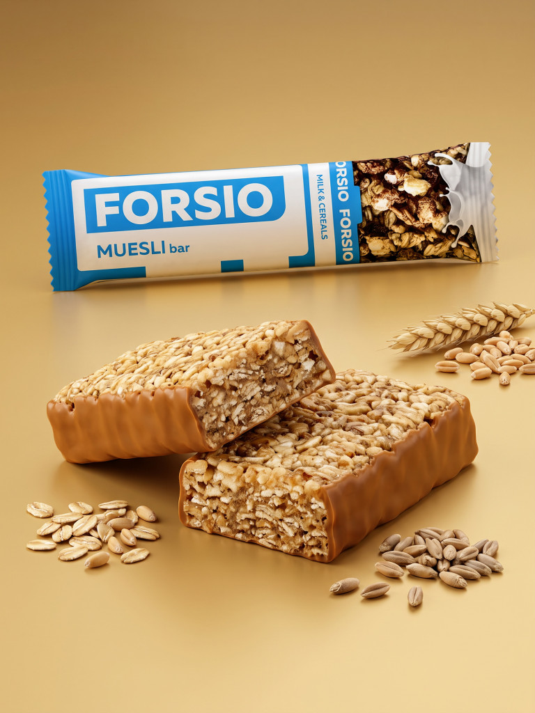 Батончик мюсли Forsio "Молоко", 30 г