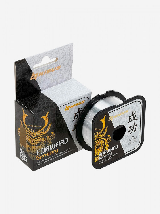 Леска для рыбалки Nisus FORWARD Sensory Nylon Transparent 0,437mm (N-FS-0437-100) 10 штук по 100 м