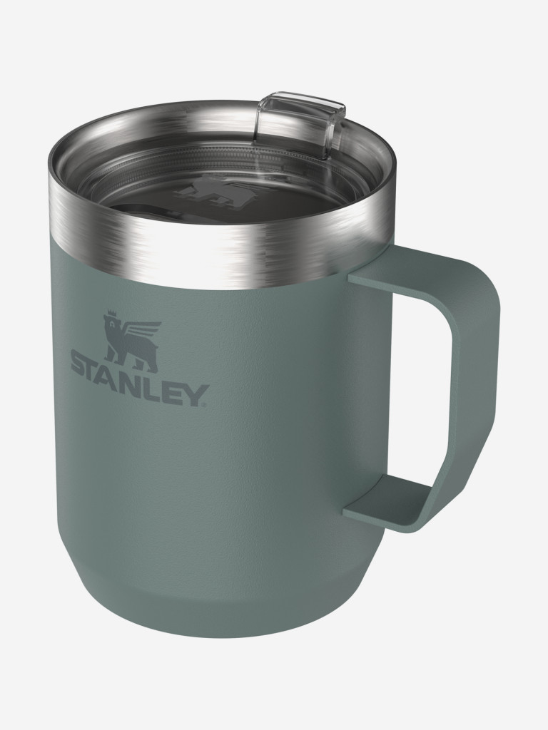 Термокружка Stanley Classic, 230 мл, серая, с ручкой и крышкой