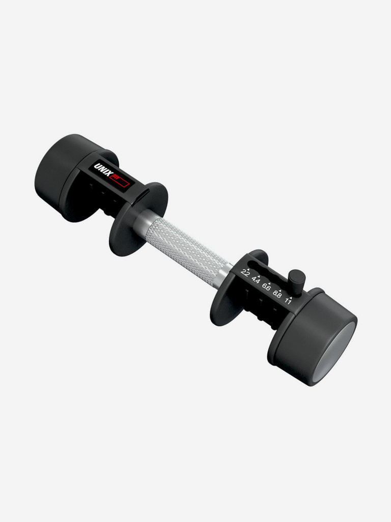 Гантель регулируемая UNIXFIT 11 кг, красный