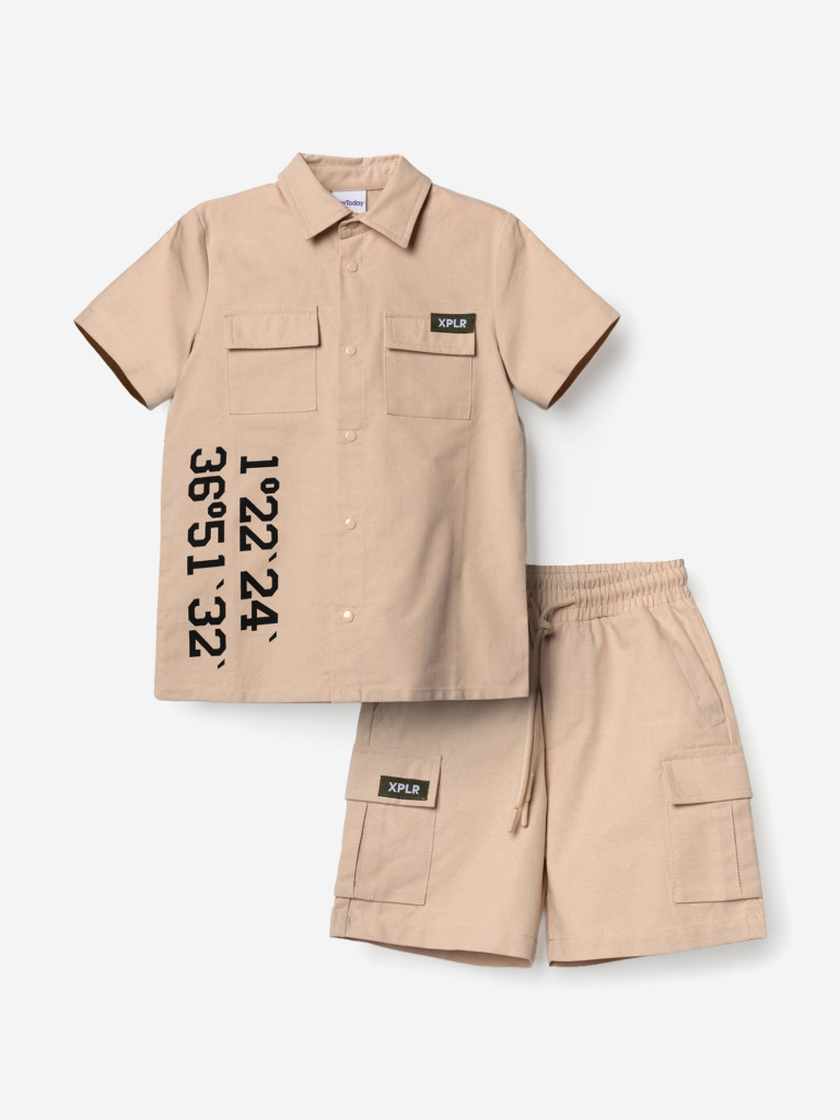 Комплект для мальчиков: рубашка, шорты PlayToday