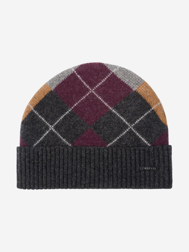Шапка с отворотом STETSON 8599220 BEANIE ARGYLE