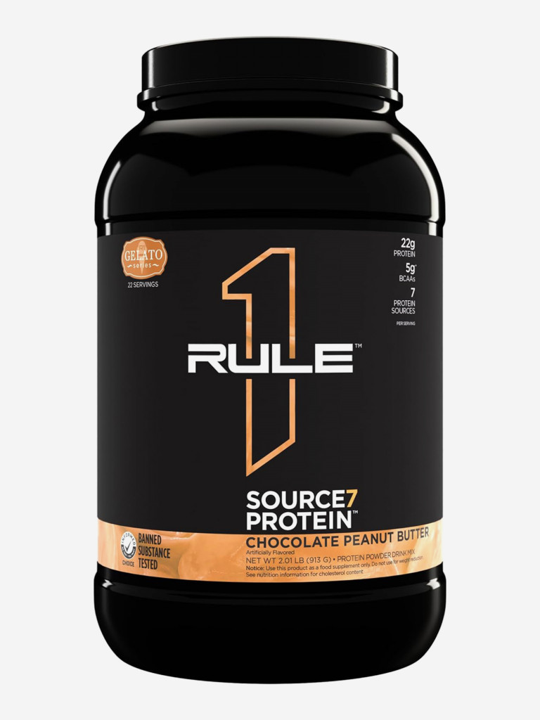 Протеин Rule 1 Source 7, 913 г, Шоколад Арахисовое масло
