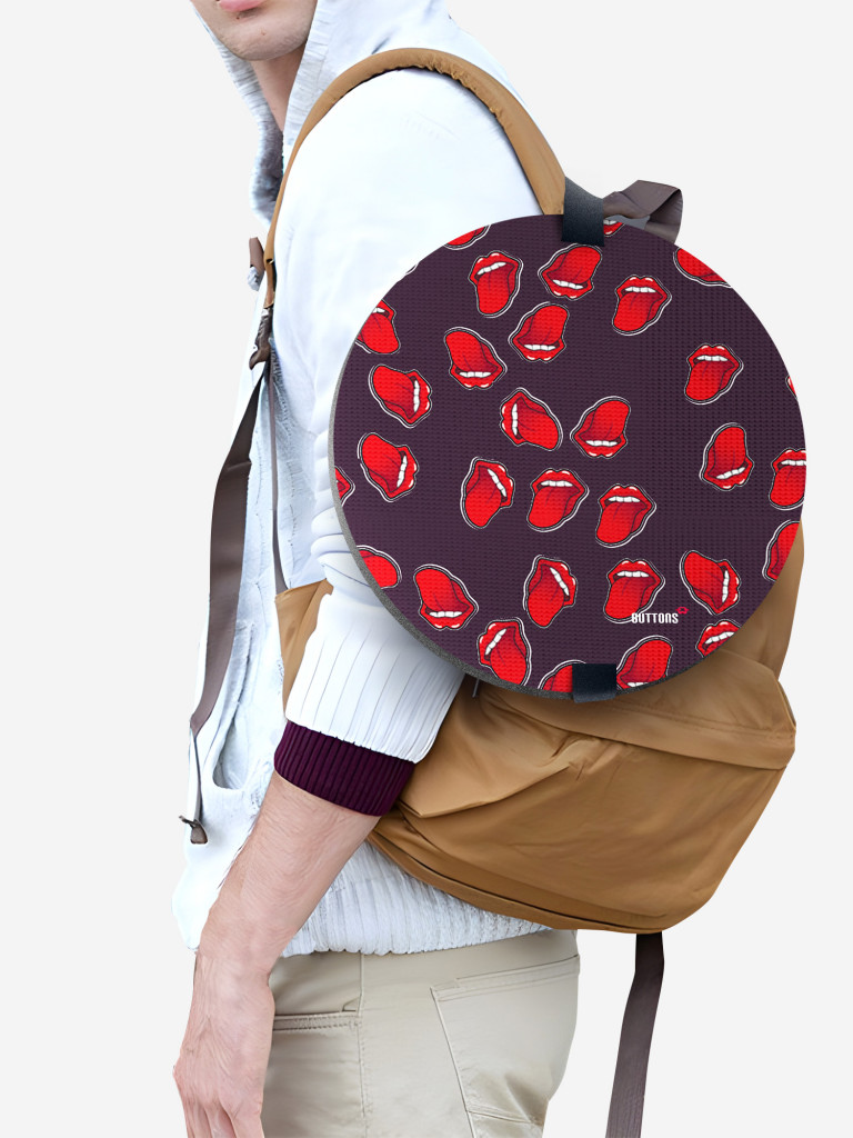 Сидушка туристическая круглая с рисунком