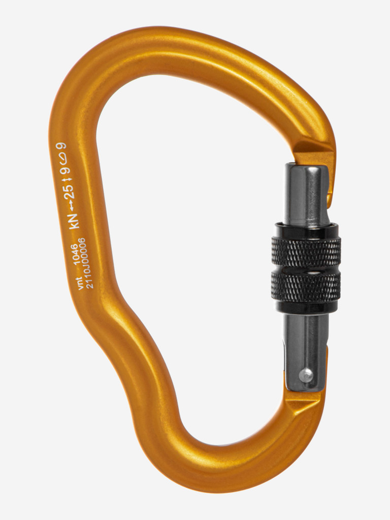 Карабин «Гусь» с резьбовой муфтой цвет желтый