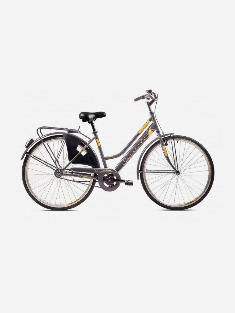 Велосипед CAPRIOLO CITY AMSTERDAM LADY (1 X 3), рама сталь 18'', колёса 28'' (графит)