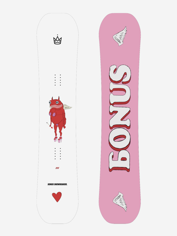 Сноуборд женский Bonus Snowboards YIN YANG Белый цвет — купить за 48300 руб., отзывы в интернет-магазине Спортмастер