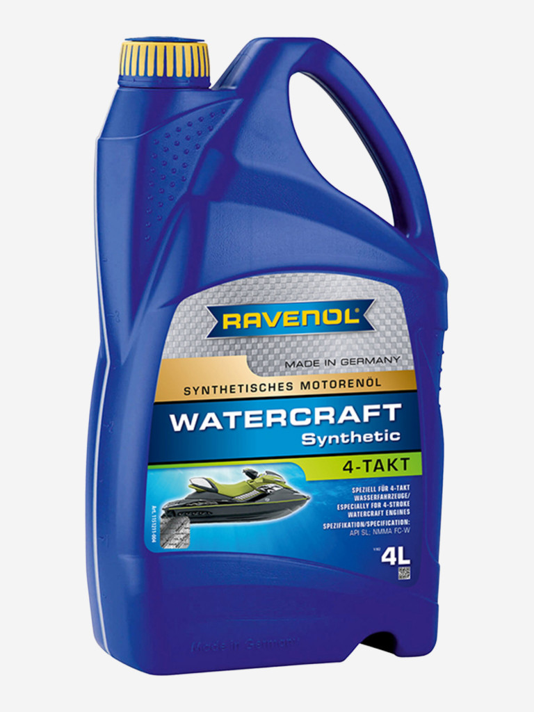 Моторное масло RAVENOL Watercraft 4-T, 4 литра