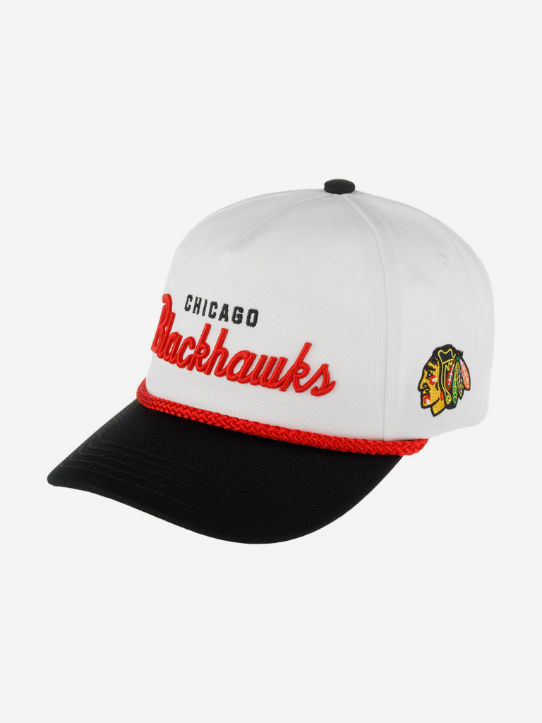 Бейсболка AMERICAN NEEDLE 23008A-CBH Chicago Blackhawks Roscoe NHL (белый)