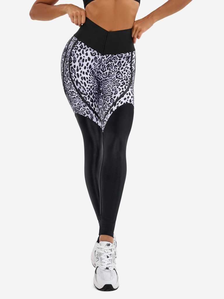 Лосины женские спортивные Bona Fide: Flirt Leggings "Snow Leo "