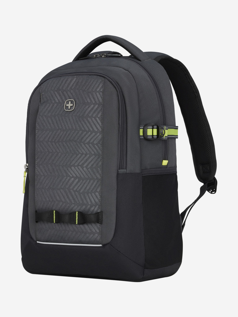 Рюкзак WENGER NEXT Ryde 16", антрацит/черный, переработанный ПЭТ/Полиэстер, 32х21х47 см, 26 л.