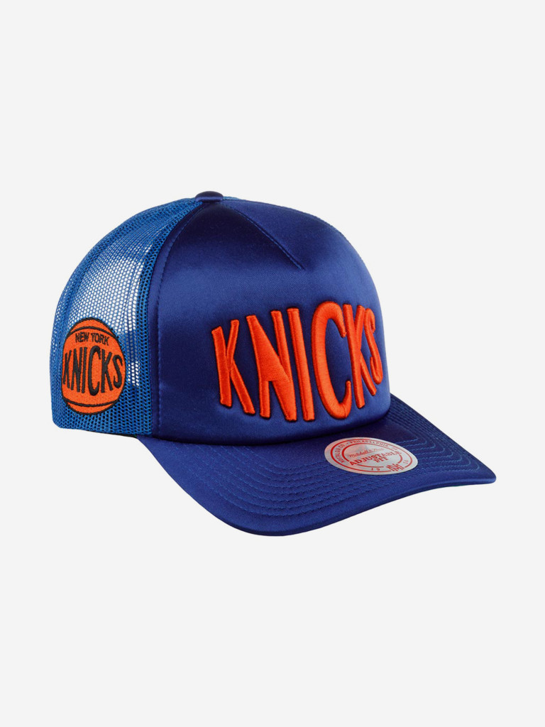 Бейсболка с сеточкой MITCHELL NESS HHSS3467-NYKYYPPPBLUE New York Knicks NBA