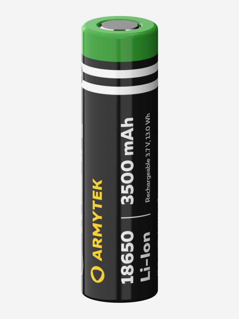 Аккумулятор незащищенный Armytek, 18650 Li-Ion 3500 мАч