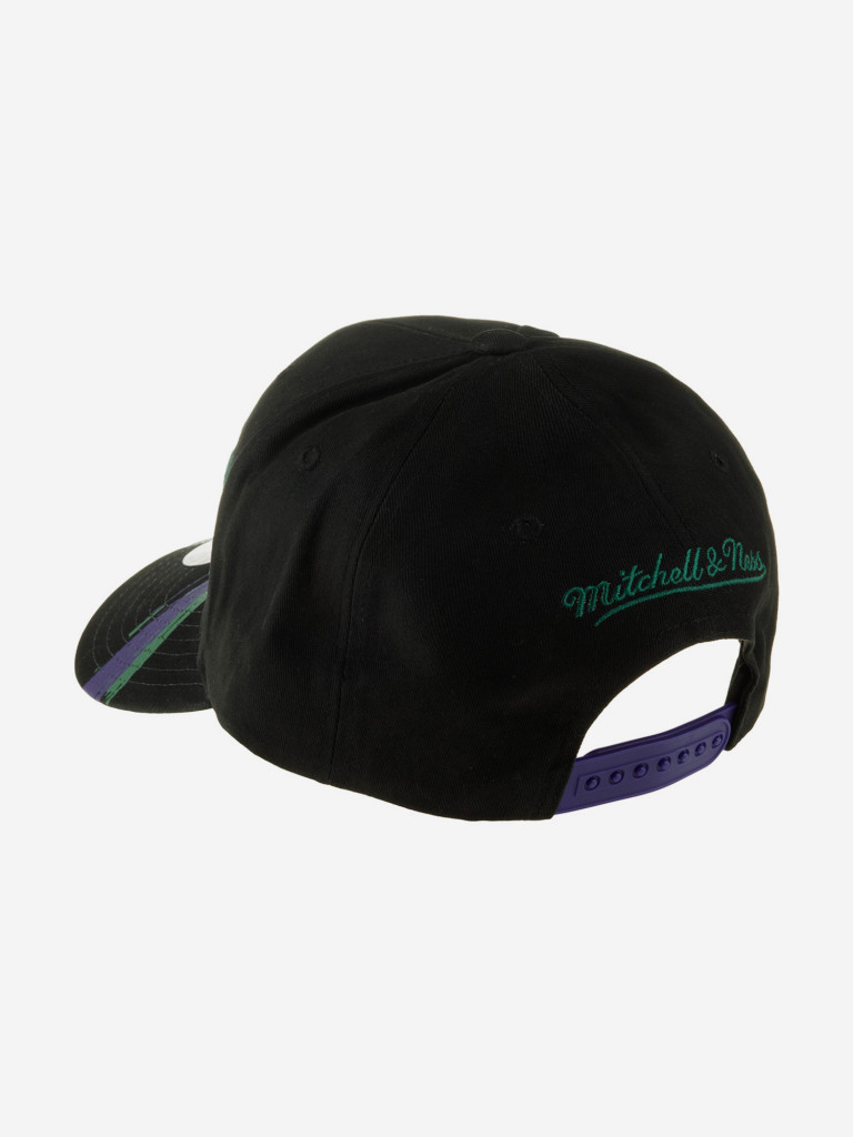 Бейсболка MITCHELL NESS HHSS5813-MBUYYPPPBLCK Milwaukee Bucks NBA (черный)