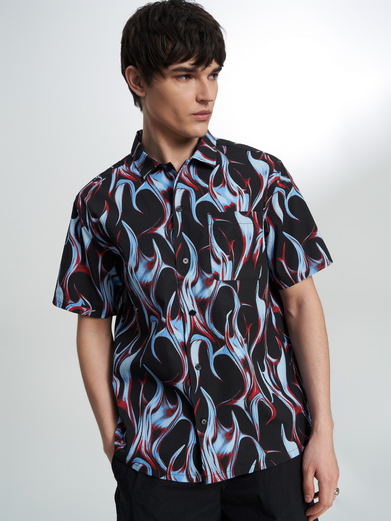 Рубашка с коротким рукавом мужская DC Shoes Full On Resort