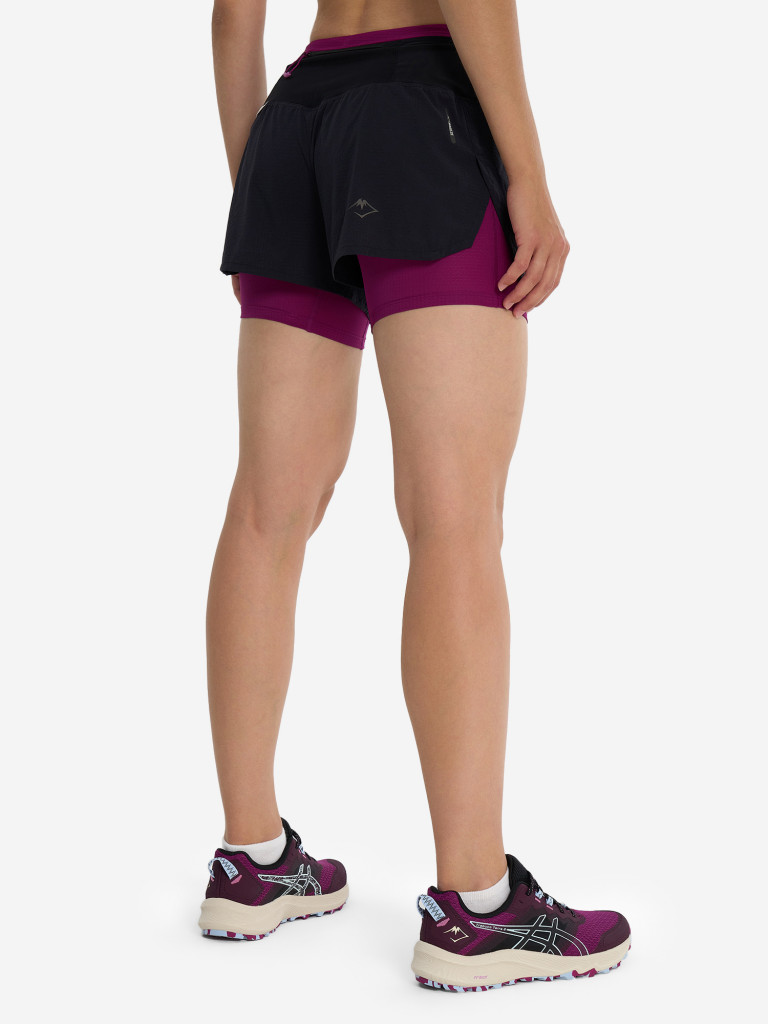 Шорты женские ASICS Fujitrail 2-n-1