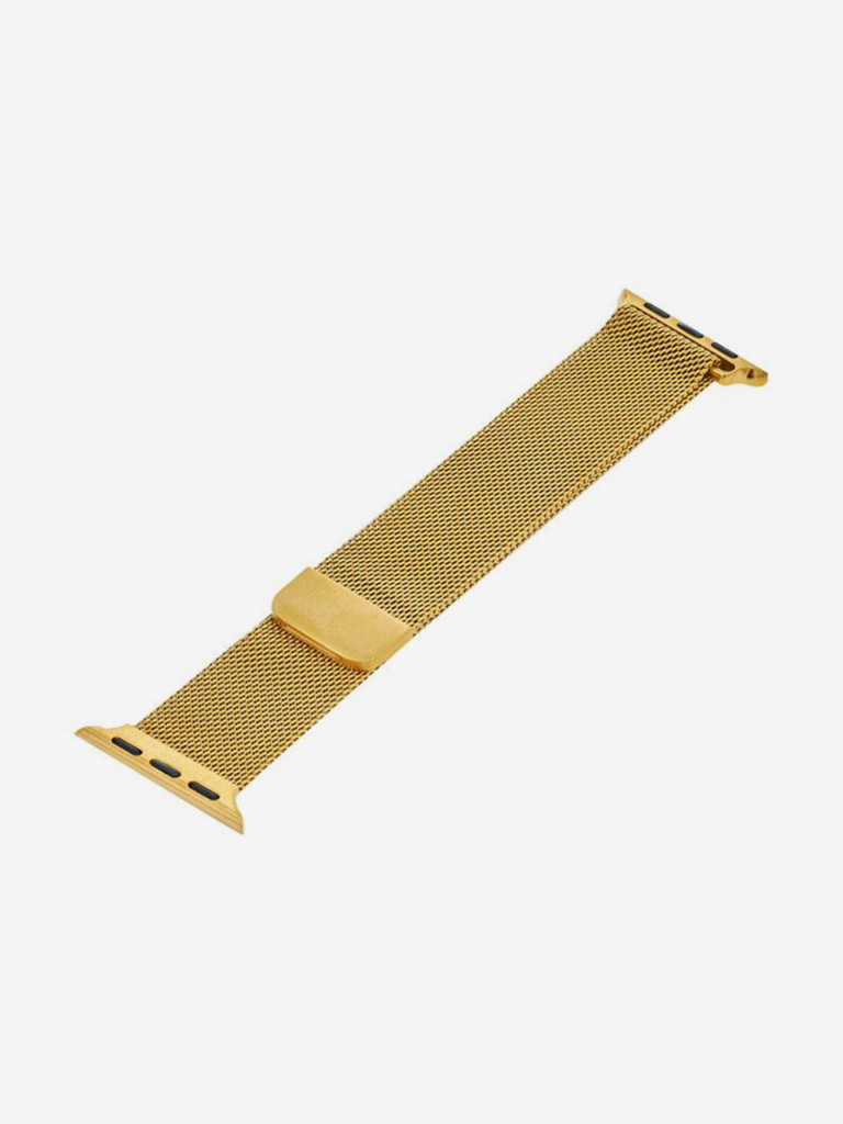 Ремешок для часов Apple Watch 41/40/38 mm Mutural Оригинал, ультралегкий металлический на магните — золотой