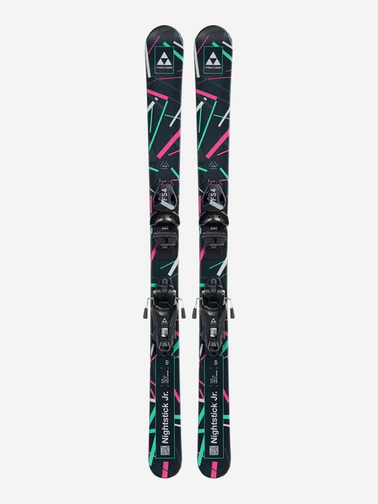 Горные лыжи с креплениями Fischer Nightstick JR + FS 4 CA JRS 25/26