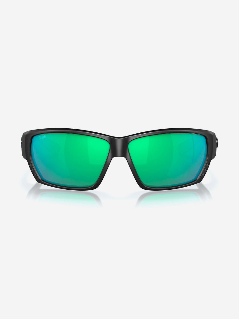 Очки поляризационные Costa Del Mar Tuna Alley 580P, XL, regular fit, tortoise/green mirror
