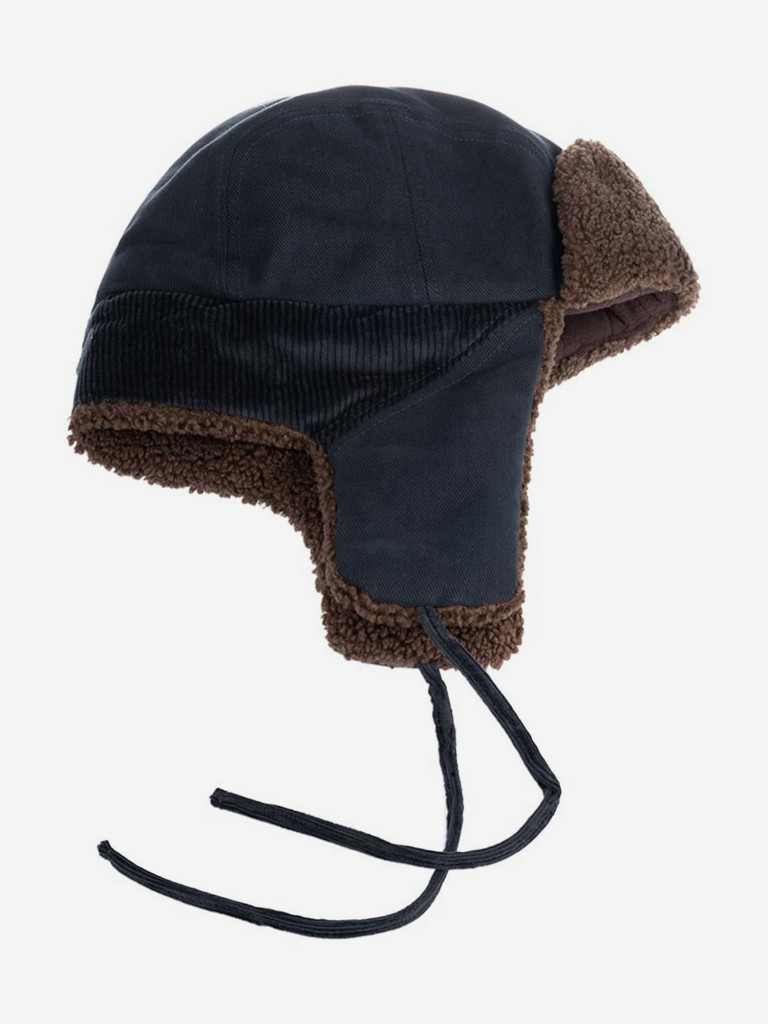 Шапка-ушанка STETSON 9291106 BOMBER CAP SOFT COTTON/CORD (серый)
