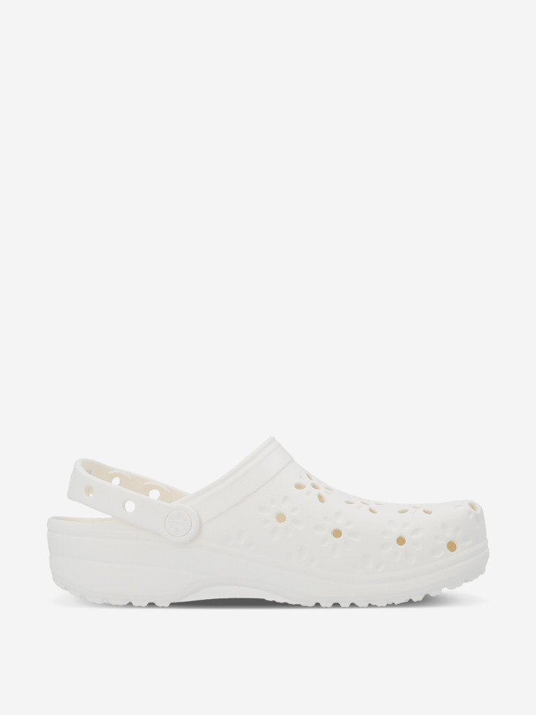 Сабо женские Crocs Classic Floral Cut Out