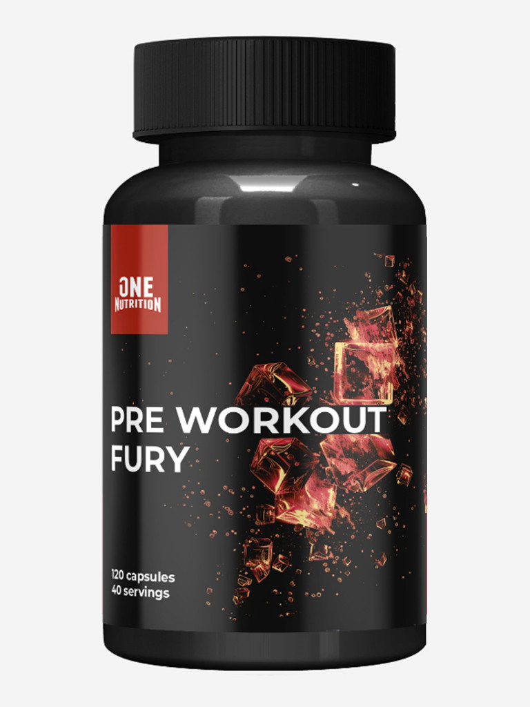 Предтренировочный комплекс ONE NUTRITION PRE WORKOUT FURY 120 капсул