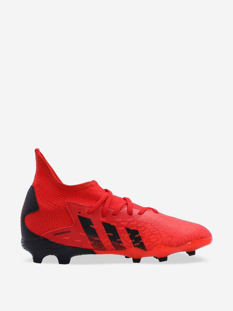 Бутсы для мальчиков adidas Predator Freak .3 FG J арт. FY6282  красный/черный цвет — купить за 2099 руб. со скидкой 70 %, отзывы в  интернет-магазине Спортмастер