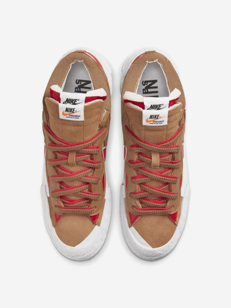 Кроссовки Nike Blazer Low sacai British Tan DD1877-200