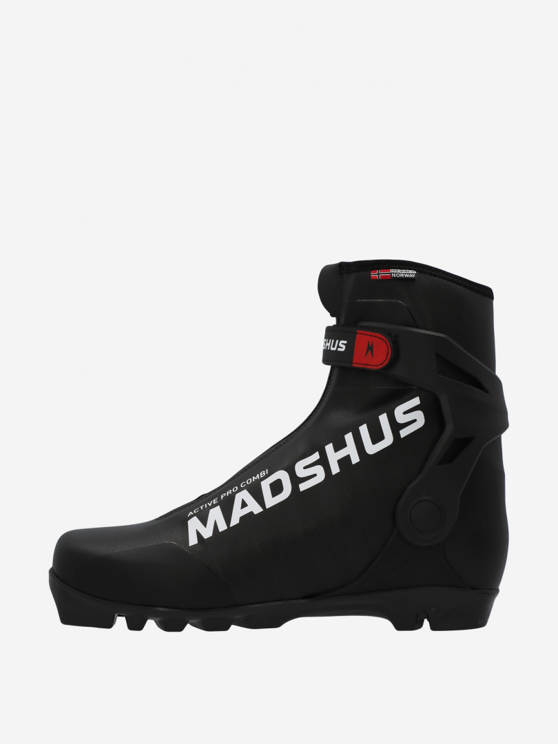 фото Ботинки для беговых лыж madshus active pro combi nnn, черный