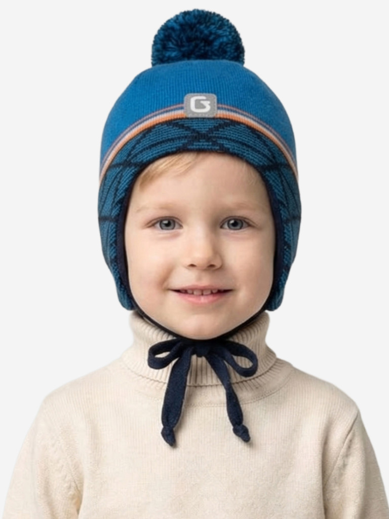Шапка для мальчика GUSTI GW25AC1219B-BLUE