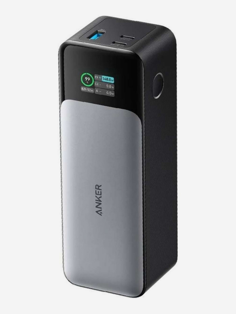 Внешний Аккумулятор ANKER 737 GaNPrime 140W PD 24K Power Bank A1289 чёрный