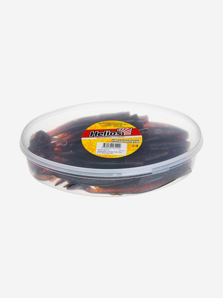 Мягкая приманка Helios Pike King, 6,3'' / 16 см, Star Oil, 25 шт (HS-37-042-N)