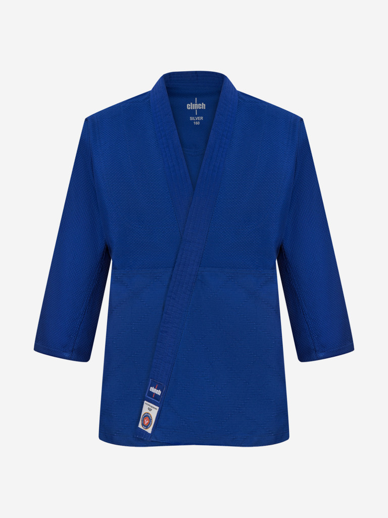 Кимоно для дзюдо Clinch Judo Silver FDR синее