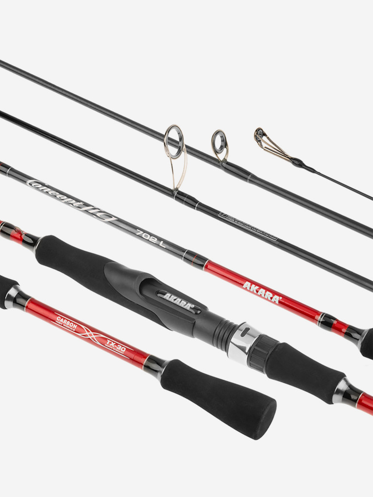Спиннинг штекерный угольный 2 колена Akara Concept Jig TX-30 (3-12) 2.1 м