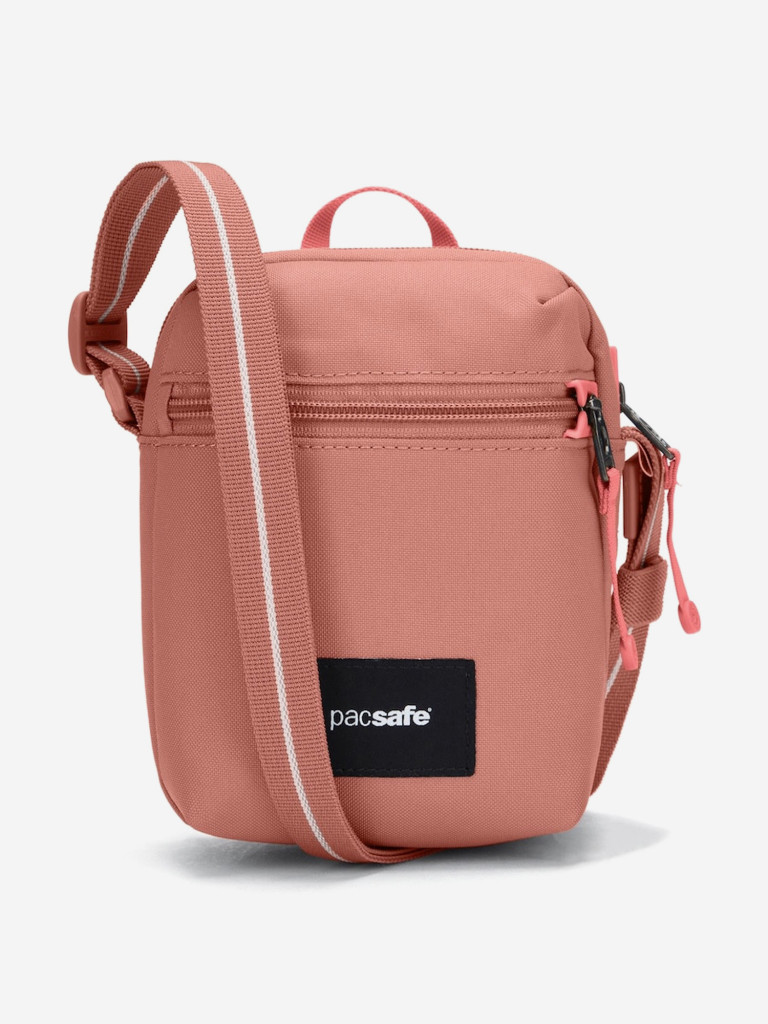 Сумка антивор Pacsafe GO Micro Crossbody, розовый, 1,5 л.
