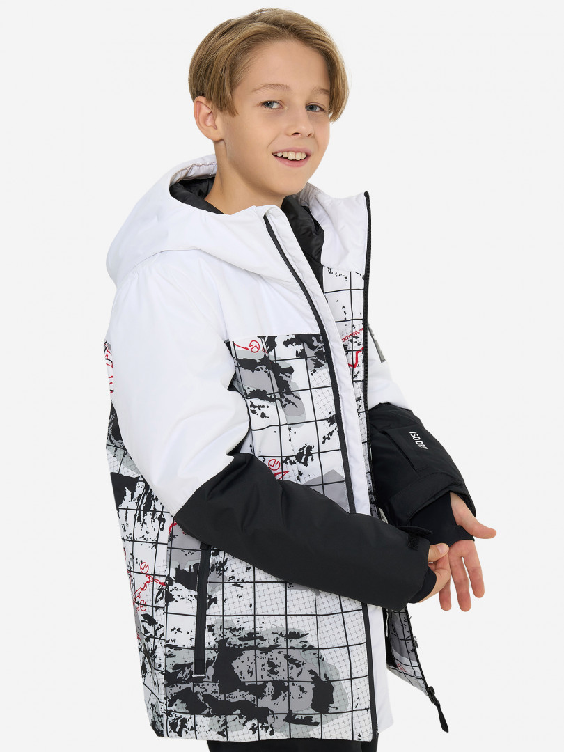 Куртка утепленная для мальчиков Glissade, Белый