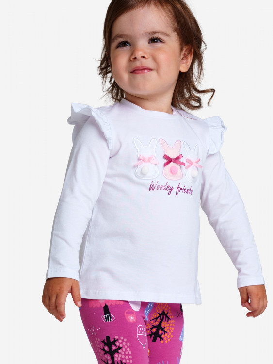 Лонгслив для девочки PlayToday