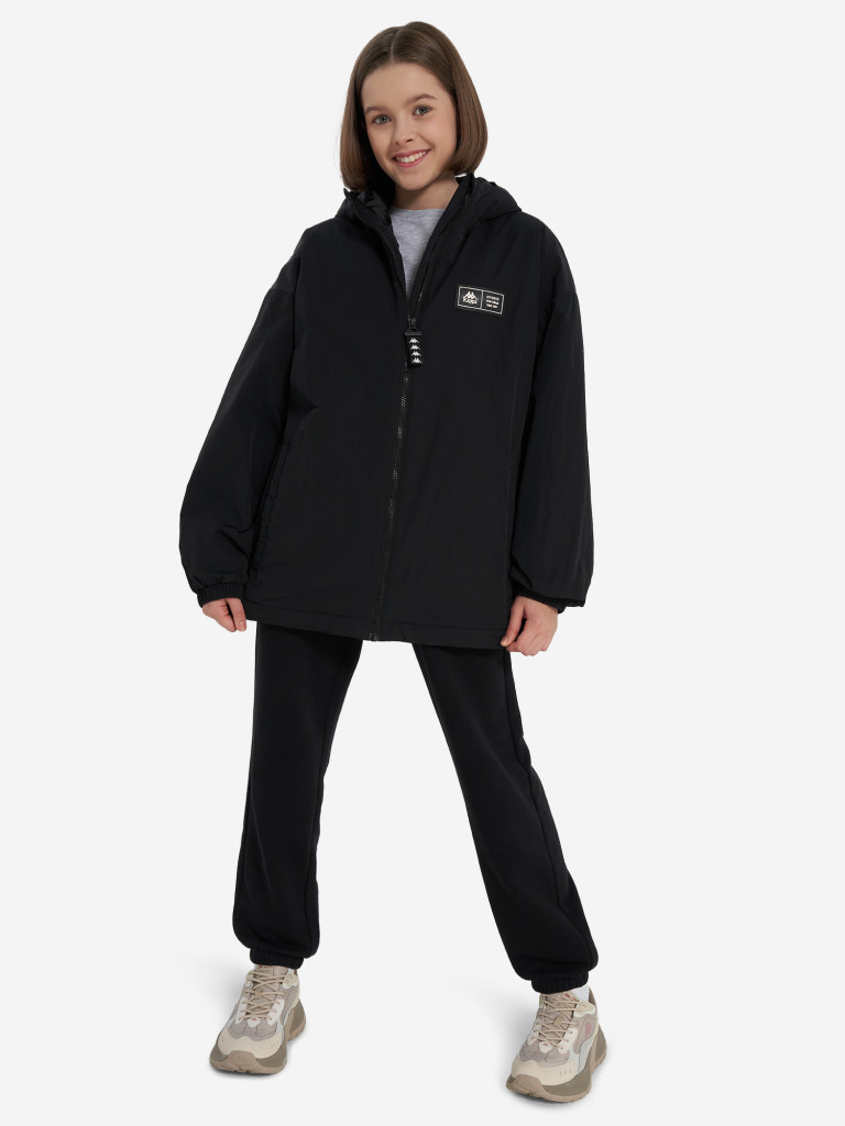 Куртка утепленная для девочек оверсайз Kappa