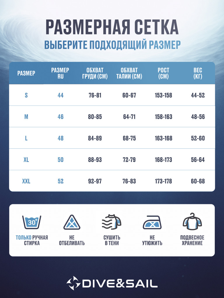Гидрокуртка женская DIVE & SAIL неопреновая 2 мм